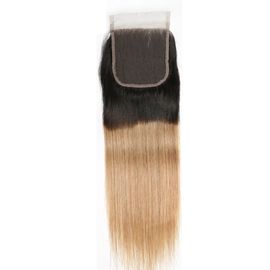 China 1b 27 pedazos rectos del pelo del cierre del cordón de la Virgen 4x4 para el pelo de reducción de las mujeres proveedor