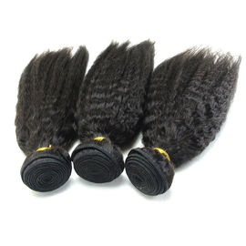 China El cabello humano brasileño rizado/de Yaki del estilo recto lía/las extensiones proveedor
