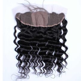 China peluca profunda del frente del cordón del cabello humano de la onda del grado 7A, pelucas naturales del cabello humano ningún olor proveedor