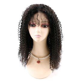China Las pelucas de cordón delanteras rizadas rizadas, atan el grado completo delantero del cabello humano 8A de las pelucas proveedor