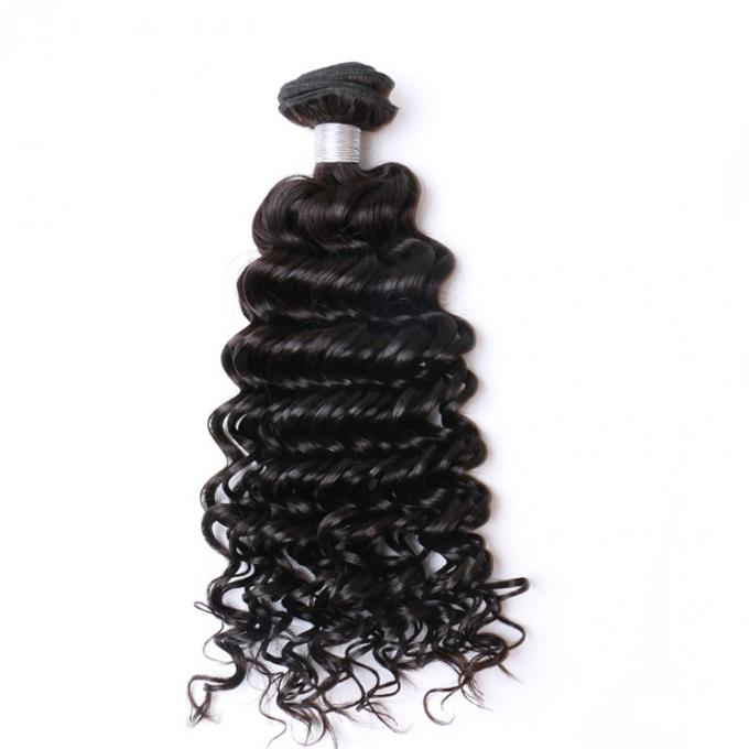 Los paquetes brasileños de la armadura del pelo, cabello humano 100 pelo de 3 paquetes se ocupan del cierre