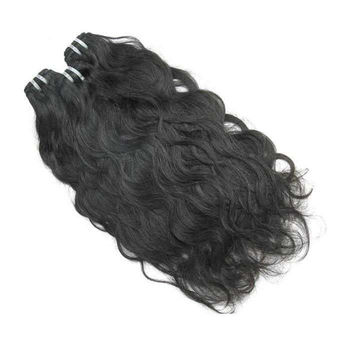 20" pelo original real de la onda de agua lía el cabello humano rizado peruano del grado 7a