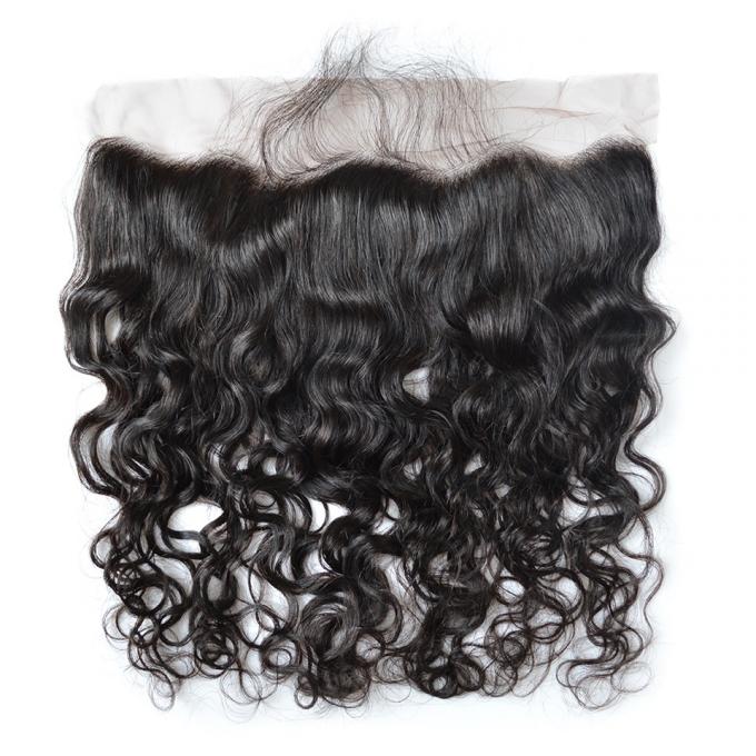 Las pelucas cortas del frente del cordón del cabello humano rizado, atan el pelo rizado delantero 10" a 22" longitud