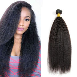 Las extensiones malasias rectas rizadas del pelo del Afro lían el grado 8A ninguna fibra no sintética