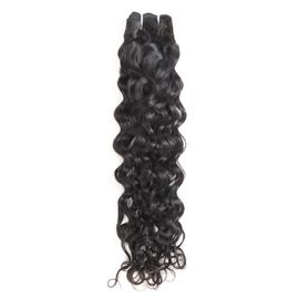 China El pelo brasileño de la Virgen de la cutícula llena lía color negro natural del pelo flojo de la onda proveedor