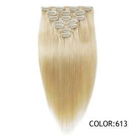 China #613 cabello humano real de las extensiones 100 ondulados del cabello humano del Blonde 100 proveedor
