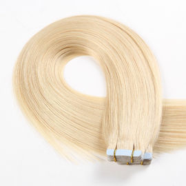 La cinta real rubia más ligera del cabello humano #60 en extensiones derecho texturiza