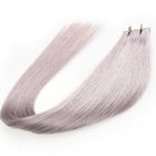 China Extensiones brasileñas para el pelo fino, color gris del pelo de la cinta de la PU del pegamento de la Virgen compañía