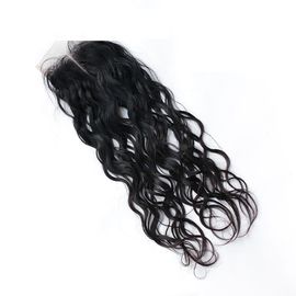 Ningún cabello humano indio de vertimiento 4 por la mano entera de la onda natural del cierre de 4 cordones atada proveedor