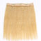 Los halos durables del color del Blonde #613 mueven de un tirón en el material sedoso 100% del cabello humano de la extensión del pelo derecho proveedor