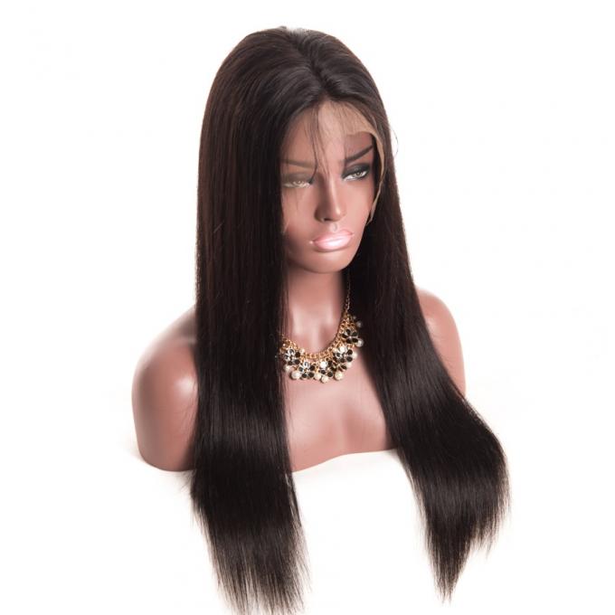 100% pelucas de cordón del cabello humano de la Virgen, pelucas de cordón delanteras para las mujeres negras