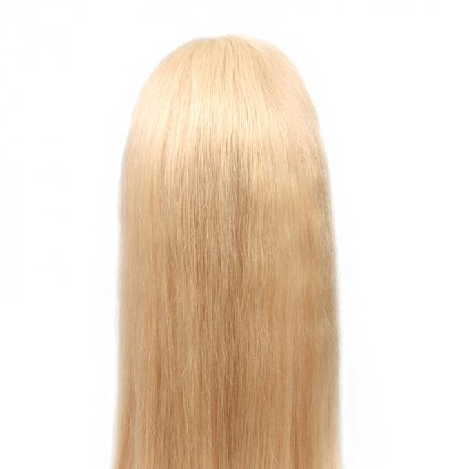 Las pelucas llenas rectas naturales del cabello humano del cordón de #613 Glueless enredan libremente 14" -28”