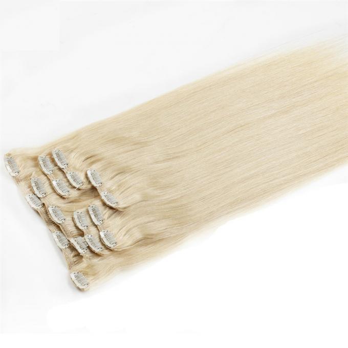 #613 cabello humano real de las extensiones 100 ondulados del cabello humano del Blonde 100